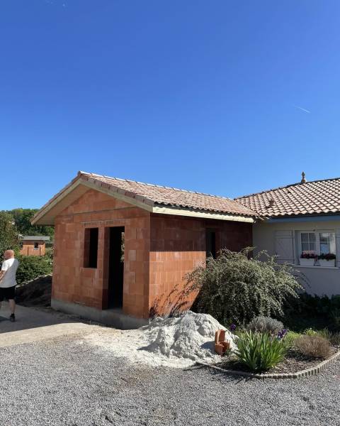 Réalisation d'une extension en charpente industrielle à Saint Jean de Marsacq