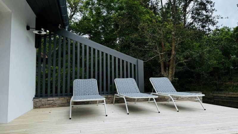 Création d'un brise vue en charpente traditionnelle sur la commune de Moliets-et-Maa